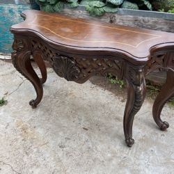 Ornate Hallway Table Antique Reproduction 