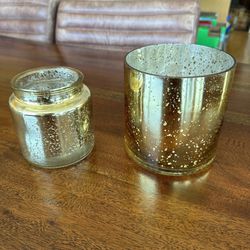 Mercury Vases/candle Holders 