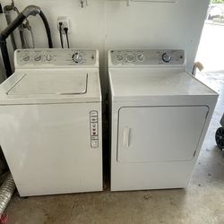 GE used washer and dryer