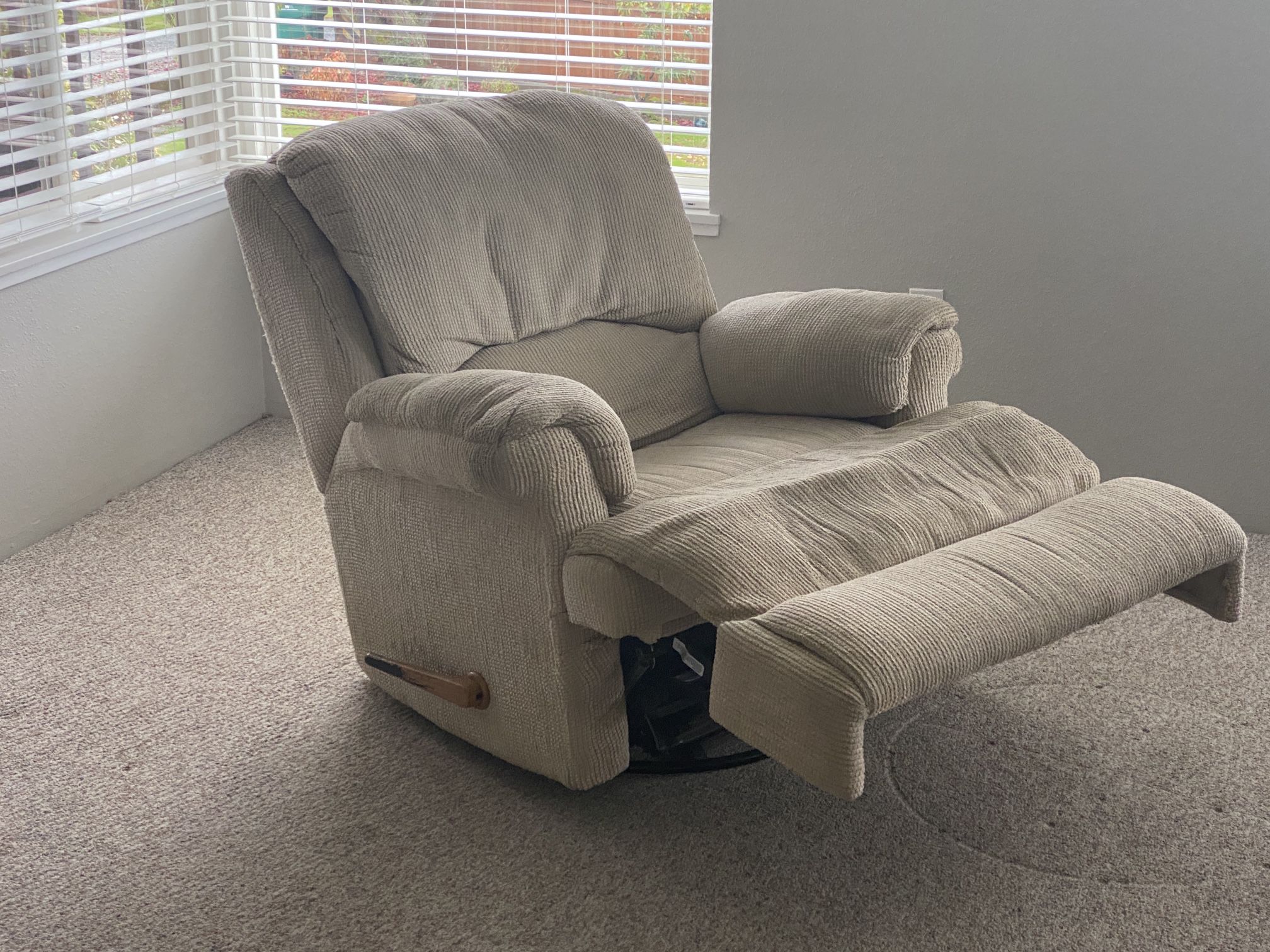 Recliner rocker swivel good condition oversized From Smoke Free Home