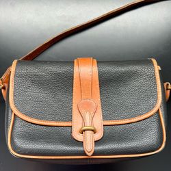 Dooney And Burke All Weather Leather Bag Purse 
