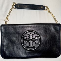 Authentic Tory Burch Leather Clutch