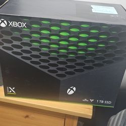 Brand new Xbox Series X (1TB SSD) in original factory-sealed box.
Never opened, never used. Still has the original seal intact.
