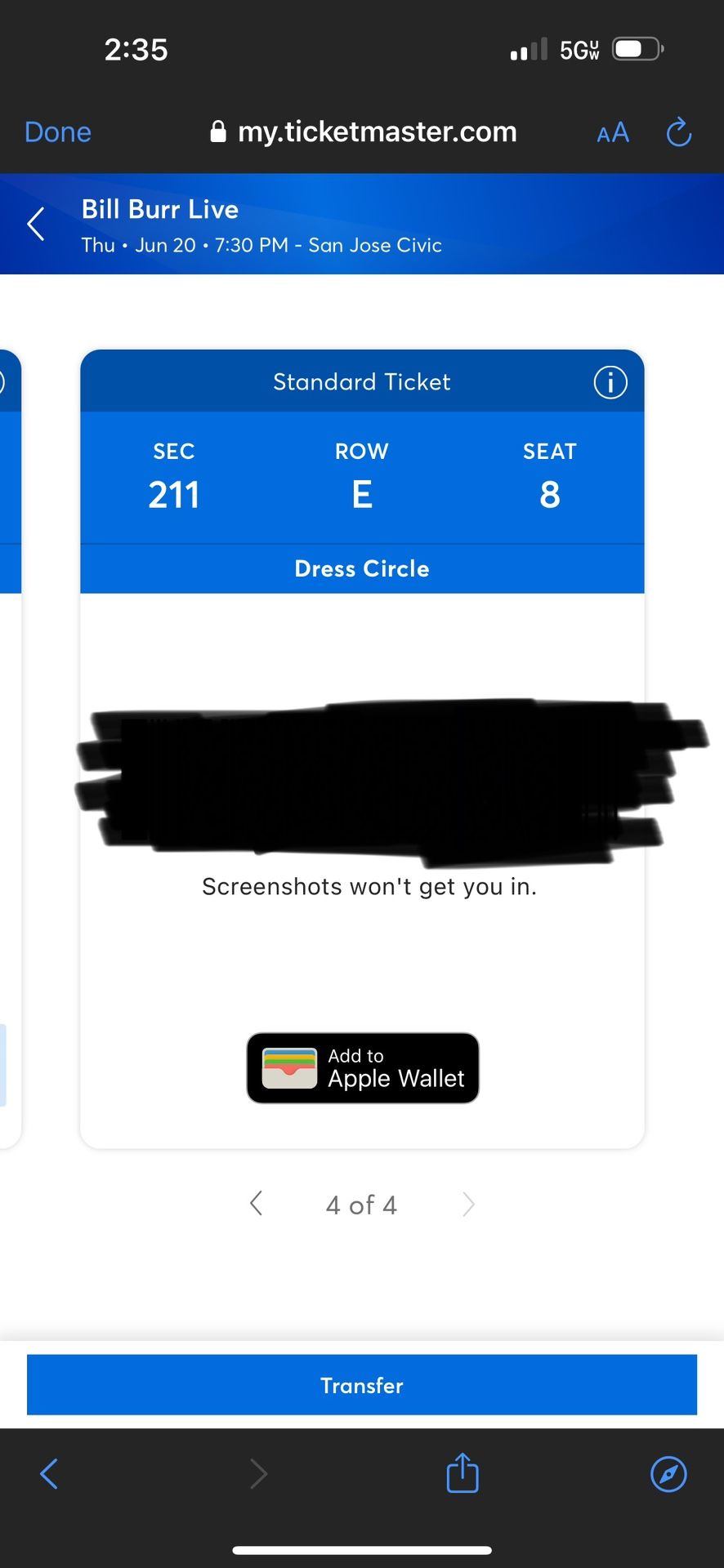 Bill Burr June 20th