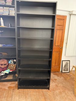 Black bookcase 31’5/79’5 inches