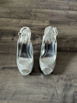 Silver Sparkly Heels 