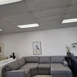 4-PC Fabric Sectional Sofa 
