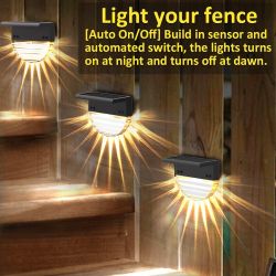 3.5” solar deck lights fence light with color cha ganging $2 each