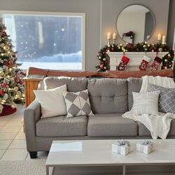 Ashley Furniture Gray Couch (2 peice) Set – Perfect for a Cozy, Modern Home!