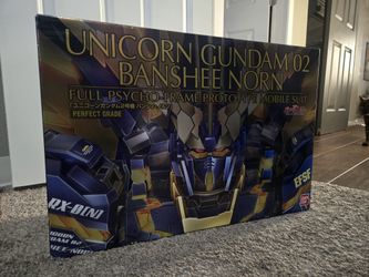 Bandai PG 1/60 Unicorn Gundam 02 Banshee Norn Model Kit BRAND NEW Unassembled