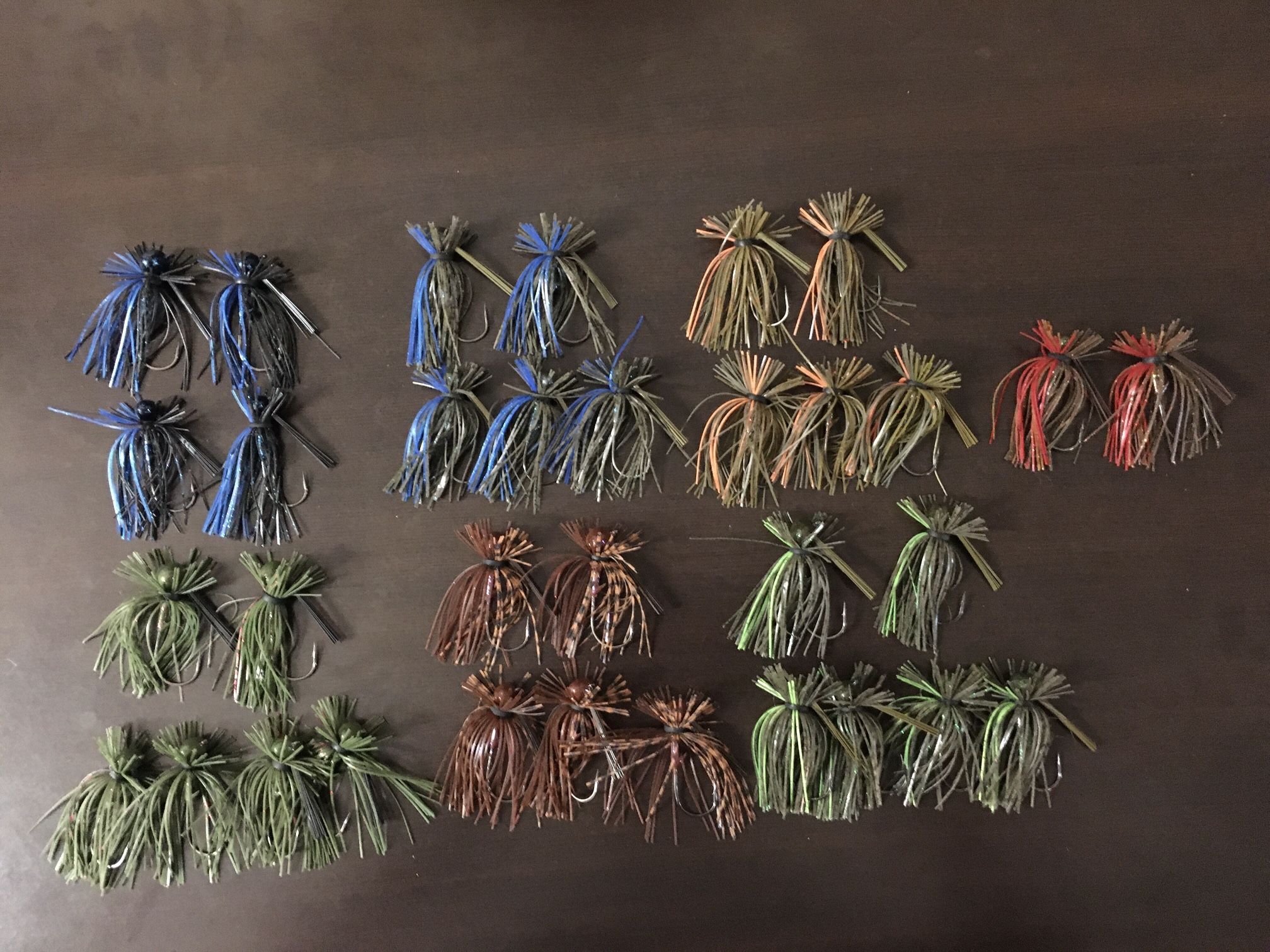 Strike King Tour Grade Football Finesse Jig Bundle (33 jigs)