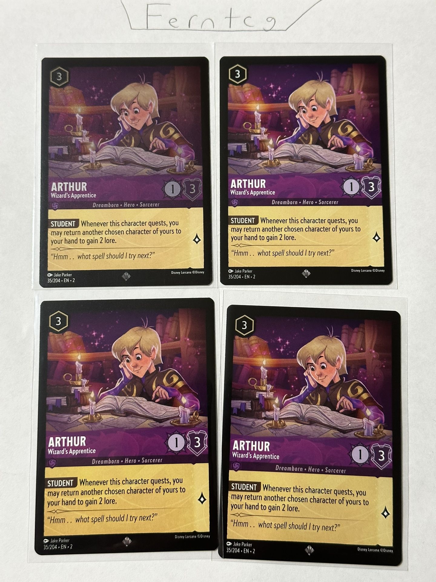 Disney Lorcana Singles and Playsets Personalized (Read Description!)