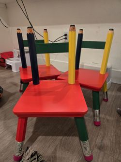 4 toddler chairs