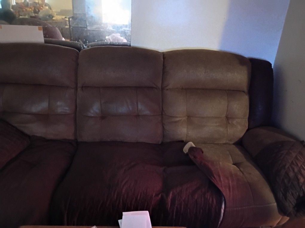 Refrigerator Couch And Loveseat For SALE