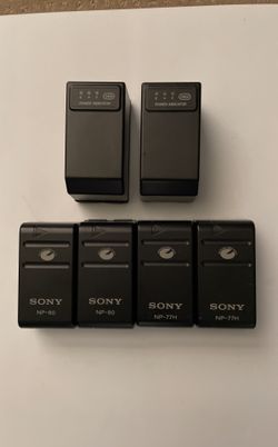 Lot of SONY Camcorder Batteries (6 Total)