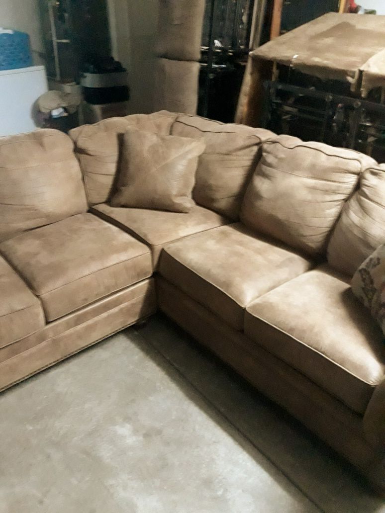 Two-piece sectional couch