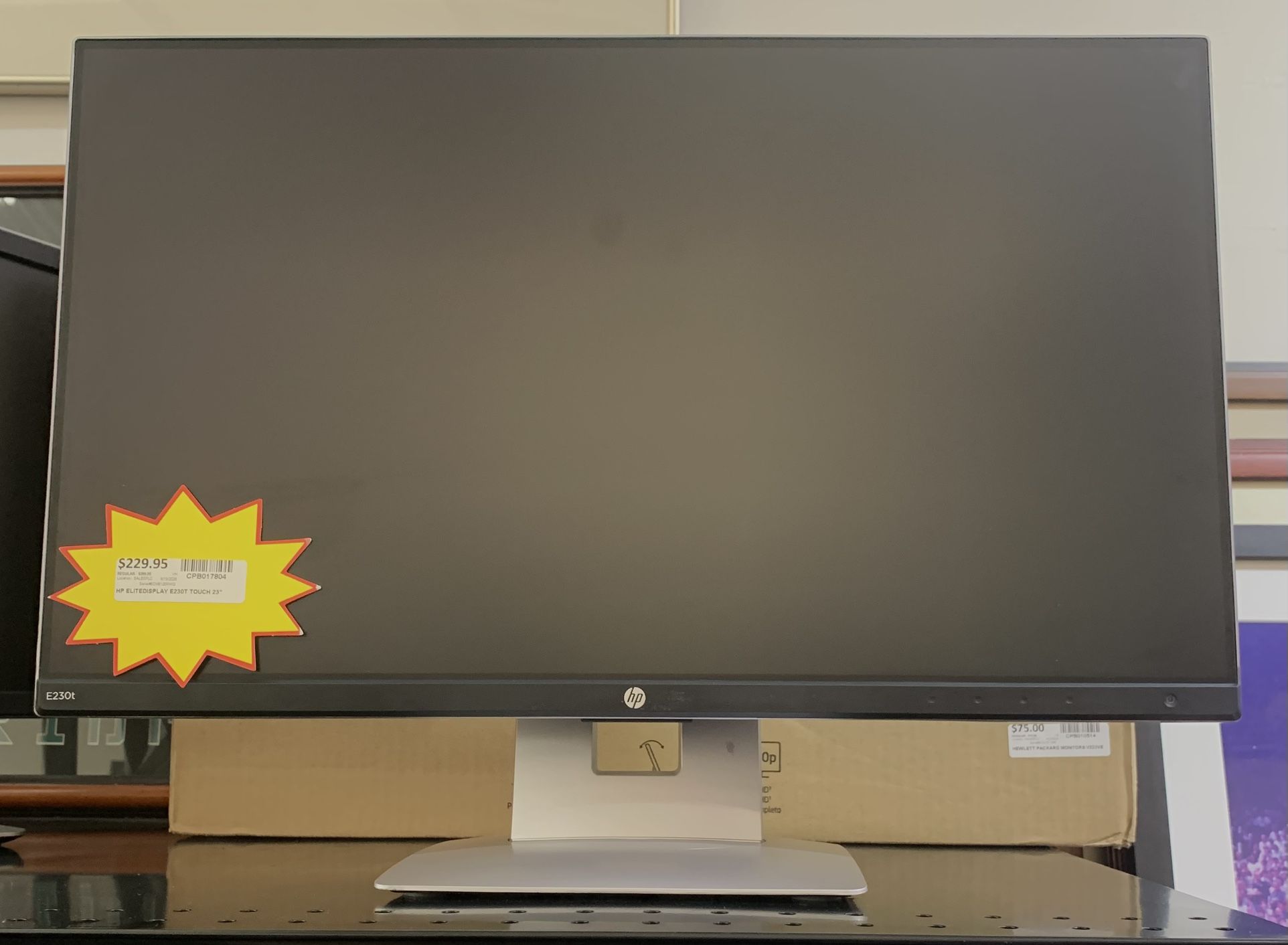 HP E230T EliteDisplay 23” Touch Monitor, Nice!