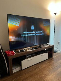Hisense 65” TV + Stand