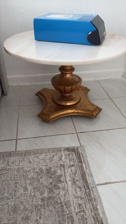 Two marble coffee table night stand