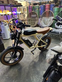 (2 Colors) New Jansno X70 750W Dual Batteries Long Range E-Bike Retro Style