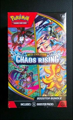 Pokémon TCG Mega Evolution Chaos Rising Booster Bundle
