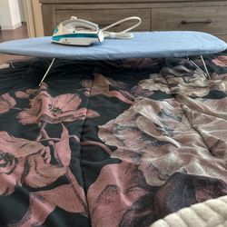 Ironing Board With Iron 