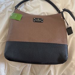 NWT Large Tote Type Kate Spade Two Tone Handbag