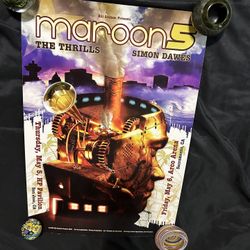 VTG- Maroon 5 Concert Poster 