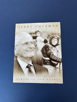 Memorial Tribute to Jerry Coleman - “Voice of the San Diego Padres”