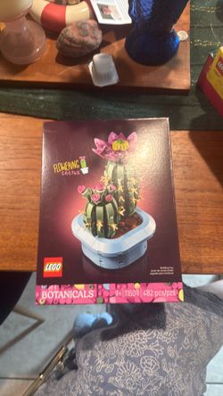LEGO flowering cactus botanical
