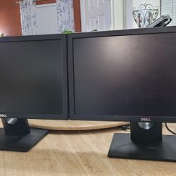 Dell Dual 20" Widescreen Monitors E2016H 