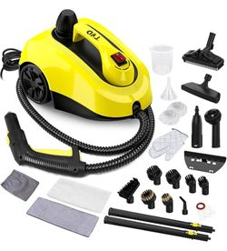 Limpiador a vapor, vaporizador para limpieza con 26 accesorios, limpiador de vapor para el hogar con cable de alimentación extra largo de 16.4 ft