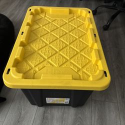 Yellow Storage Containers 