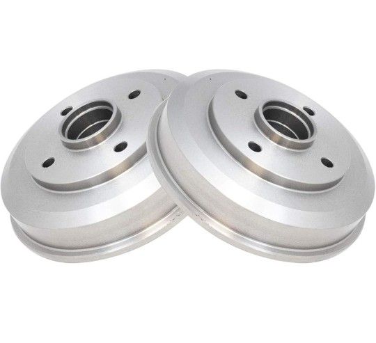 TRQ Rear Brake Drum Pair Set for 2000-2008 Ford Focus