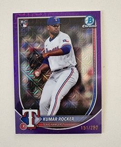 2025 Bowman chrome Kumar Rocker #80