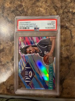 Stephon Castle 2024 Finest Debut Refractor RC PSA 10