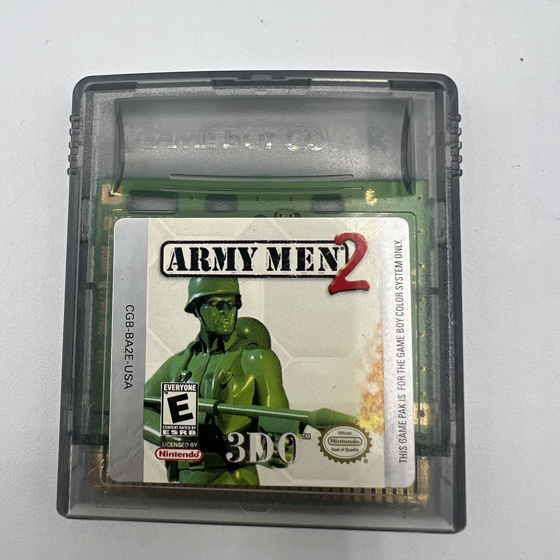 Army Men 2 (Nintendo Game Boy Color, 2000) Cartridge Only Tested 3DO GBC