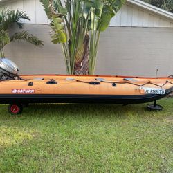 Registered 4 Person Inflatable With 15hp / Water Ready 