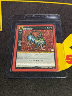Metazo Chupacabra Promo. Rare Limited With Card Saver One