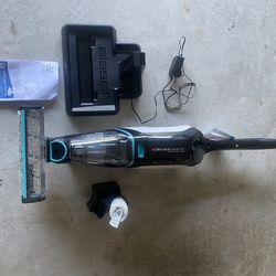 Bissell CrossWave Cordless Max Vacuum Mop All in One Wet and Dry Vac Combo Hard Floor Cleaner and Area Rugs, Cordless Mop, Pack-in Formulas Included,