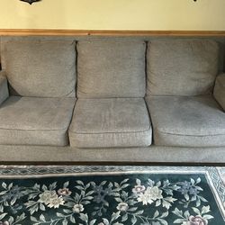 Grey Couch with Pillows