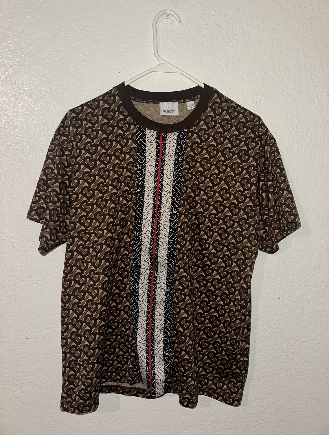 Burberry Monogram Stripe Oversized T shirt