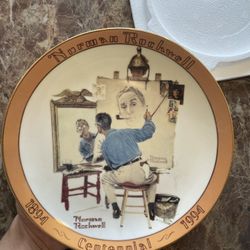 Vintage Collector’s Plate - “Triple Self Portrait” 1994
