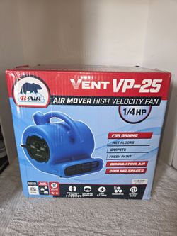 Vent  VP-25 High Velocity Air Mover Fan New (Price is Firm)