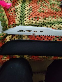 Silver Tactical Machete with Carrying Case