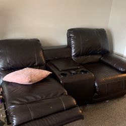 Leather Couch 