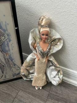 Bob Mackie Platinum Barbie