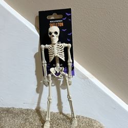Skeleton 8” figure Halloween decor Brand new