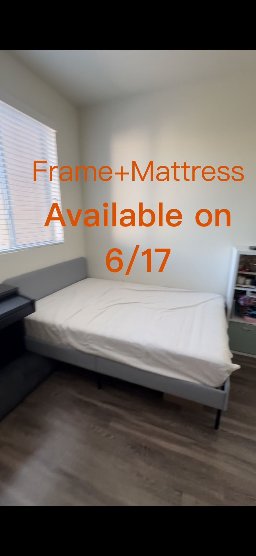 IKEA Full Size Bed Frame & Bed Mattress