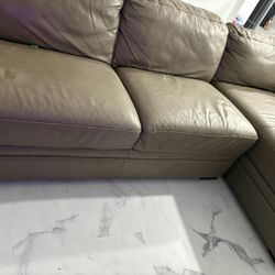 Used Leather Coach Set For Sale 